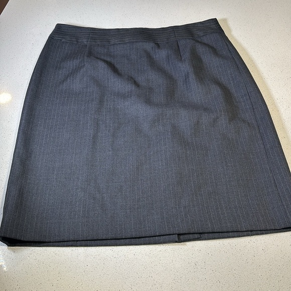 J Crew Pinstripes Pencil Skirt - Picture 3 of 5